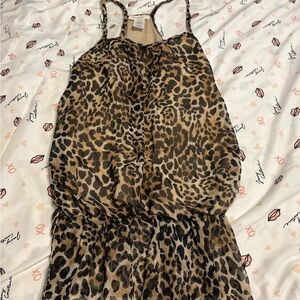 Leopard Print Sleeveless Tank top